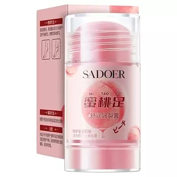 SADOER Крем от трещин на ногах успокаивающий с экстрактом персика