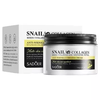 SADOER Крем против морщин антивозрастной с улиточным коллагеном