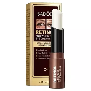SADOER Крем-стик для кожи вокруг глаз против морщин с ретинолом