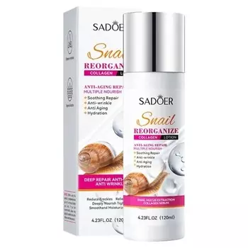 SADOER Лосьон для лица с улиточным восстанавливающим коллагеном 120.0