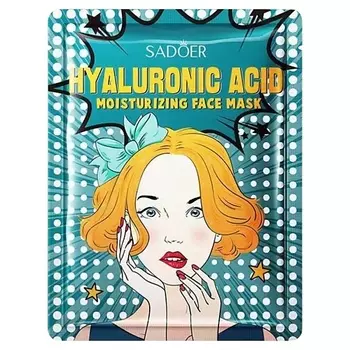 SADOER Маска для лица Goddess увлажняющая с гиалуроновой кислотой