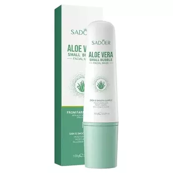 SADOER Маска для лица мелкопузырьковая с экстрактом алоэ вера 100.0