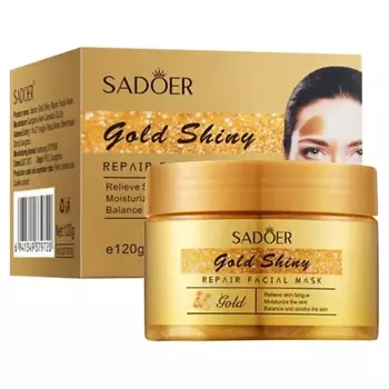 SADOER Маска для лица ночная Gold Shiny восстанавливающая 120.0