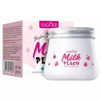 SADOER Маска для лица ночная питательная с экстрактом молока и персика