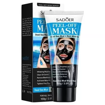 SADOER Маска для лица отшелушивающая с глиной Мертвого моря и минералами