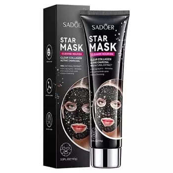 SADOER Маска-пленка для лица отшелушивающая звездное небо с коллагеном