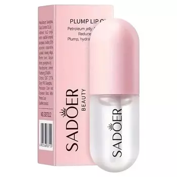 SADOER Масло для придания объема губам увлажняющее с вазелином