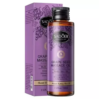 SADOER Массаж. масло питательное с маслом из виноградных косточек