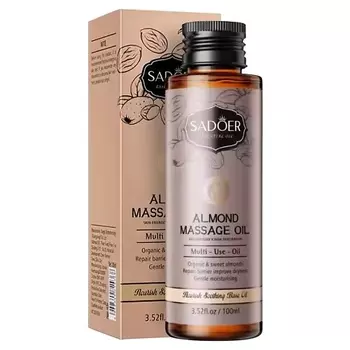 SADOER Массажное масло питательное и успокаивающее с экстрактом миндаля