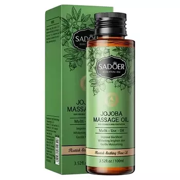 SADOER Массажное масло питательное и успокаивающее c жожоба