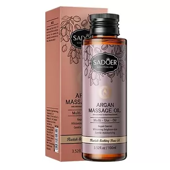 SADOER Массажное масло питательное и успокаивающее c арганой