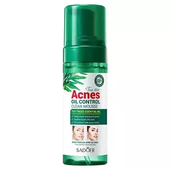 SADOER Мусс для лица очищающий против акне с маслом чайного дерева 150.0