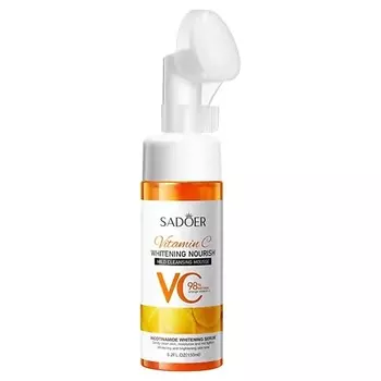 SADOER Мусс для лица очищающий с витамином С и никотинамидом