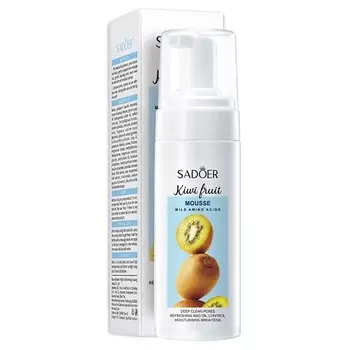 SADOER Мусс для умывания очищающий с аминокислотами и экстрактом киви