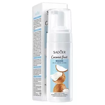 SADOER Мусс для умывания очищающий с аминокислотами и экстрактом кокоса