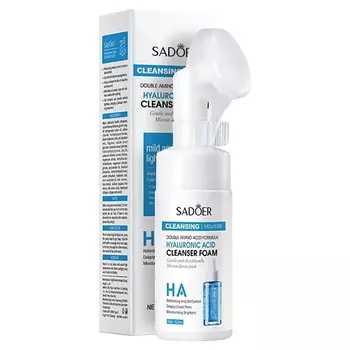 SADOER Мусс-пенка для умывания очищающий HA с гиалуроновой кислотой