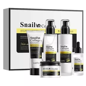 SADOER Набор с восстанавливающим улиточным коллагеном