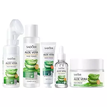 SADOER Набор уходовой косметики для лица с Алоэ вера