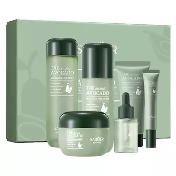 SADOER Набор увлажняющей косметики для лица с экстрактом авокадо