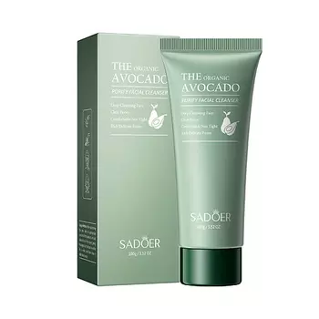 SADOER Очищающая пенка для умывания с экстрактом авокадо