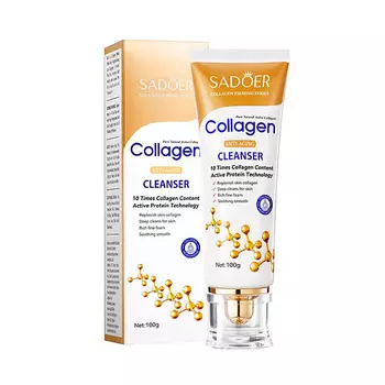 SADOER Омолаживающая пенка для умывания с коллагеном