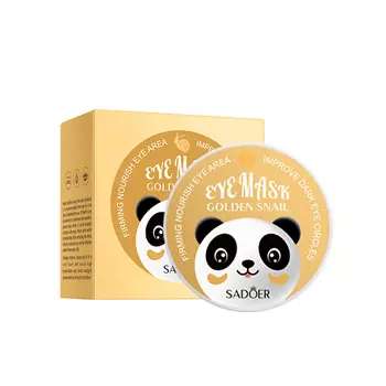 SADOER Омолаживающие гидрогелевые патчи для кожи вокруг глаз с экстрактом муцина улитки