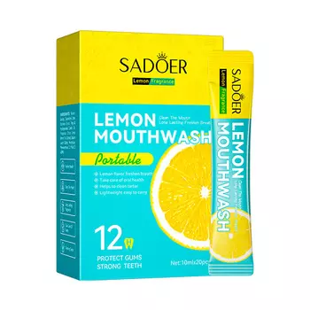 SADOER Ополаскиватель для полости рта со вкусом лимона