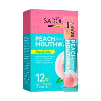 SADOER Ополаскиватель для полости рта со вкусом персика