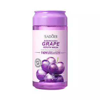 SADOER Освежающий ополаскиватель для полости рта со вкусом винограда