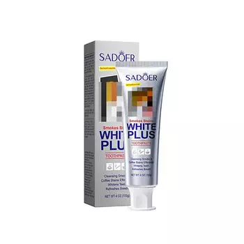 SADOER Отбеливающая зубная паста с мятой, удаление налета от табака 100.0