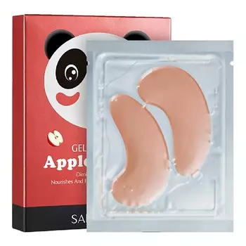 SADOER Патчи для области вокруг глаз увлажняющие гелевые с экстрактом яблока