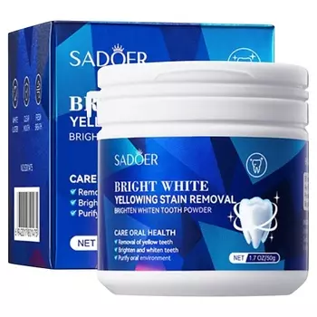 SADOER Порошок для зубов против желтизны