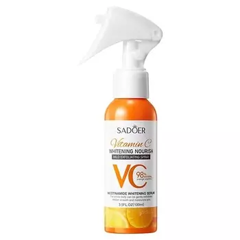 SADOER Спрей для лица питательный отшелушивающий с никотинамидом и витам. С