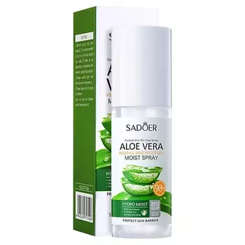 SADOER Спрей для лица увлажняющий с экстрактом алоэ вера