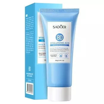 SADOER Средство для умывания нежное увлажняющее с гиалуроновой кислотой