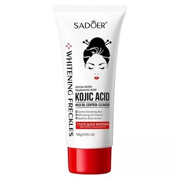 SADOER Средство для умывания против веснушек осветляющее с койевой кислотой