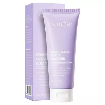 SADOER Средство для умывания увлажняющее с маслом из виноградных косточек