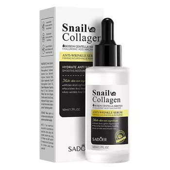 SADOER Сыворотка для лица антивозрастная с улиточным коллагеном