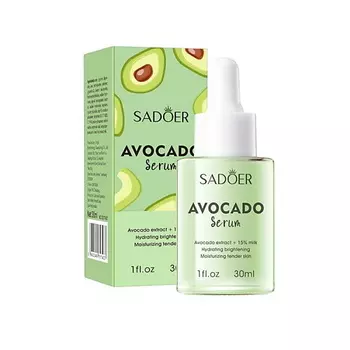 SADOER Сыворотка для лица осветляющая с экстрактом молока и авокадо