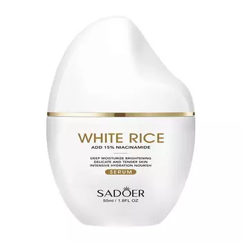 SADOER Сыворотка для лица осветляющая с закваской белого риса и ниацинамидом