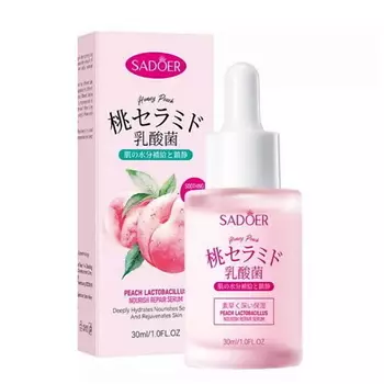 SADOER Сыворотка для лица питательная с персиком и лактобактериями