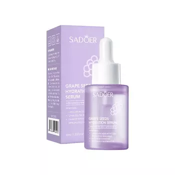 SADOER Сыворотка для лица увлажняющая с маслом из виноградных косточек