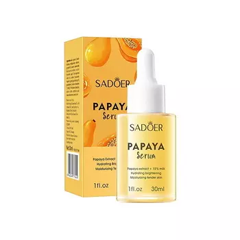 SADOER Сыворотка увлажняющая и осветляющая экстрактом папайи