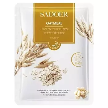 SADOER Тканевая маска для лица с экстрактом овса
