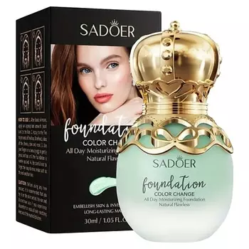 SADOER Тональный крем консилер для лица увлажняющий
