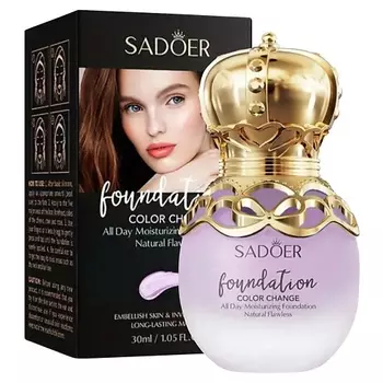 SADOER Тональный крем консилер для лица увлажняющий