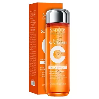 SADOER Тонер для лица 5 витаминов осветляющий с ниацинамидом