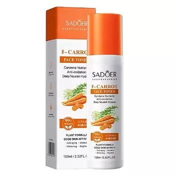 SADOER Тонер для лица освежающий и питательный с экстрактом моркови 100.0