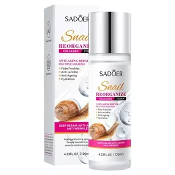 SADOER Тонер для лица с улиточным восстанавливающим коллагеном 120.0