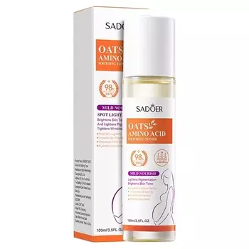 SADOER Тонер для лица успокаивающий с экстрактом овса и аминокислотами